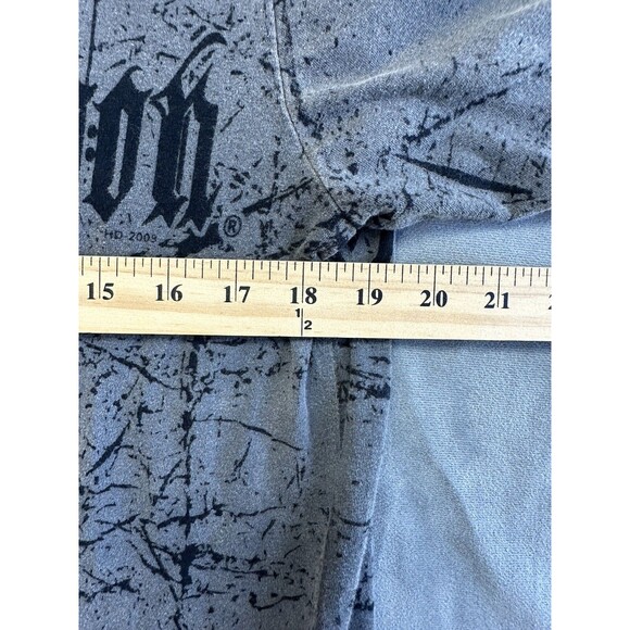 Chester's Harley Davidson Jackson Hole Wyoming Tshirt AOP Mens Large 19x26 Y2K - Picture 7 of 8